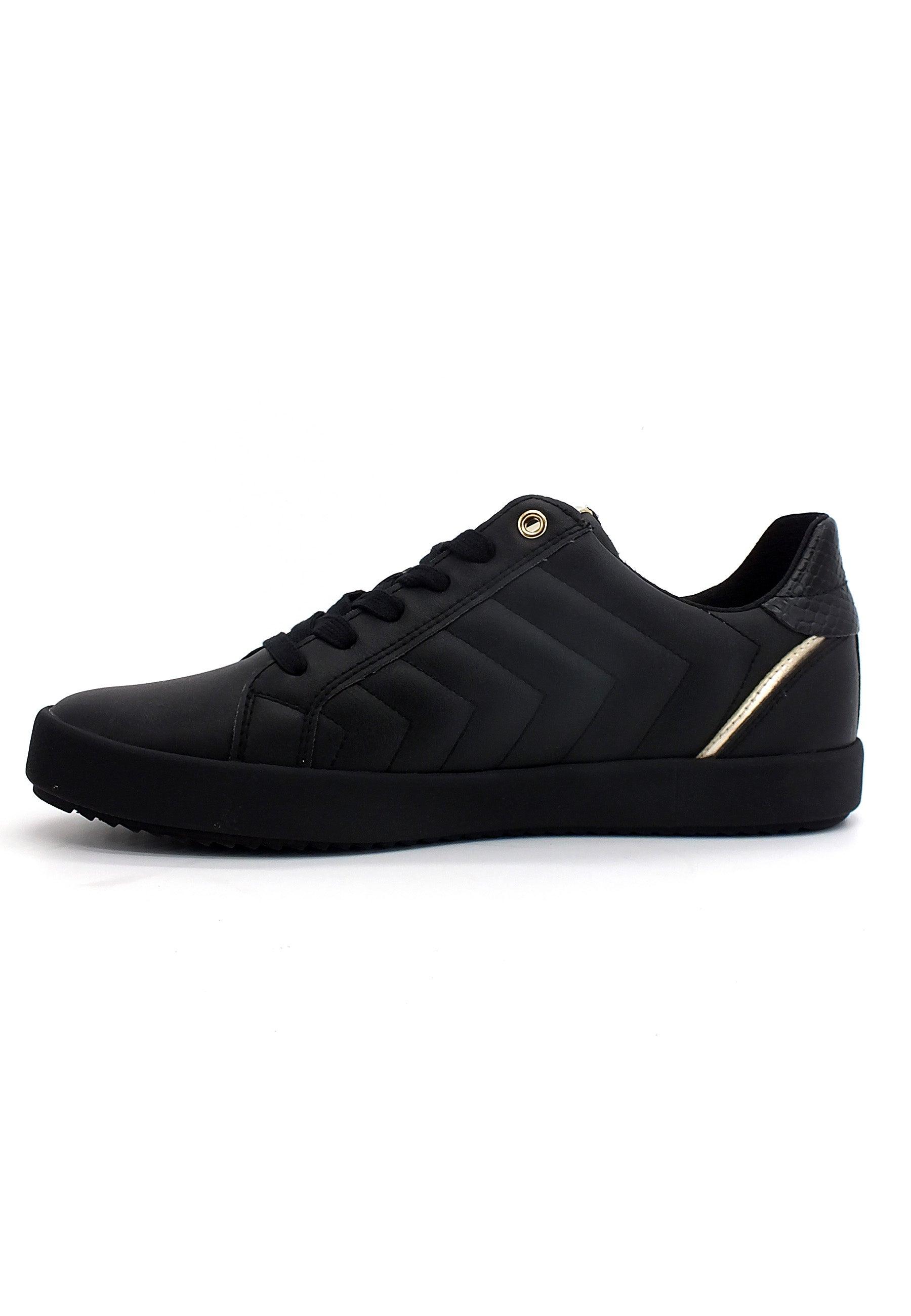 GEOX Blomiee Sneaker Retro Python Donna Black D266HD0BCARC9999 - Sandrini Calzature e Abbigliamento