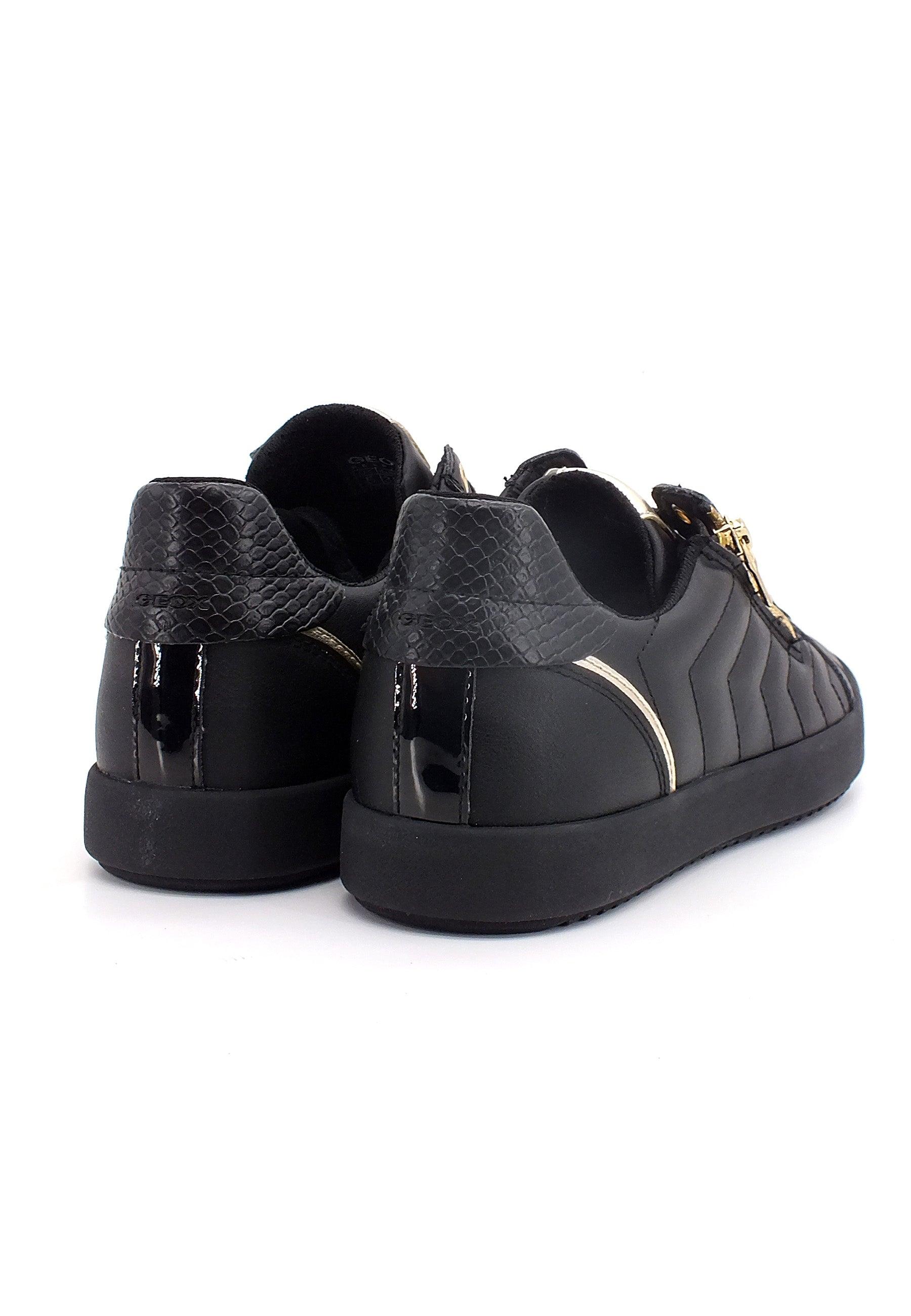 GEOX Blomiee Sneaker Retro Python Donna Black D266HD0BCARC9999 - Sandrini Calzature e Abbigliamento