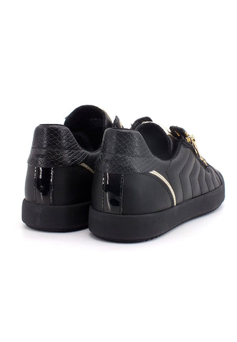 GEOX Blomiee Sneaker Retro Python Donna Black D266HD0BCARC9999 - Sandrini Calzature e Abbigliamento