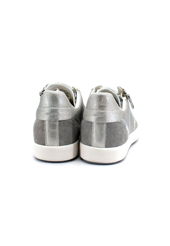 GEOX Blomiie Sneaker Donna Silver Light Grey D356HE0BN22C0898 - Sandrini Calzature e Abbigliamento