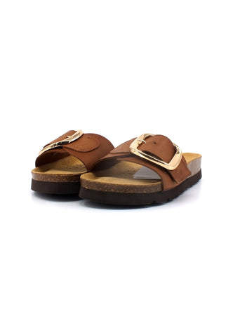 GEOX Brionia Ciabatta Donna Brown D35SYL0003CC0013 - Sandrini Calzature e Abbigliamento