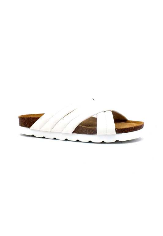 GEOX Brionia Ciabatta Donna White D35SYC000BCC1000 - Sandrini Calzature e Abbigliamento