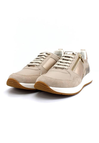 GEOX Bulmya Sneaker Donna Gold Taupe D35NQA0NFBCC2LH6 - Sandrini Calzature e Abbigliamento