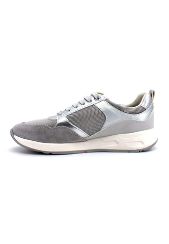 GEOX Bulmya Sneaker Donna Silver Grey D35NQA0NF14C0898 - Sandrini Calzature e Abbigliamento