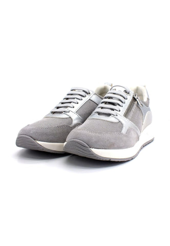 GEOX Bulmya Sneaker Donna Silver Grey D35NQA0NF14C0898 - Sandrini Calzature e Abbigliamento