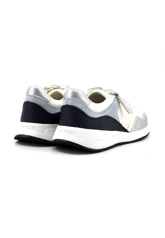 GEOX Bulmya Sneaker Donna White Blue D36NQB0BCC0270 - Sandrini Calzature e Abbigliamento