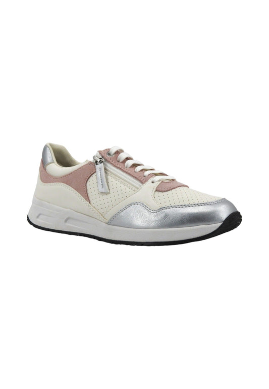 GEOX Bulmya Sneaker Donna White Rose D36NQB0BC22C1Z8W - Sandrini Calzature e Abbigliamento