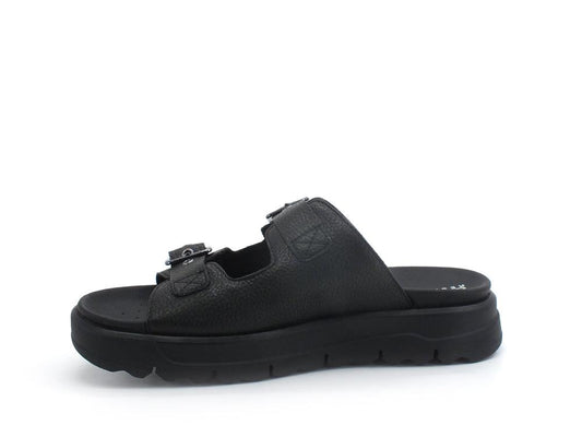 GEOX Ciabatta Fibbie Borchie Xand Nero - Sandrini Calzature e Abbigliamento