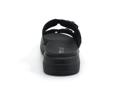 GEOX Ciabatta Fibbie Borchie Xand Nero - Sandrini Calzature e Abbigliamento