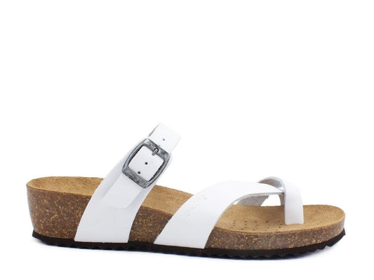 GEOX Ciabatta Infradito Zeppetta White D02LTB00032C1000 - Sandrini Calzature e Abbigliamento
