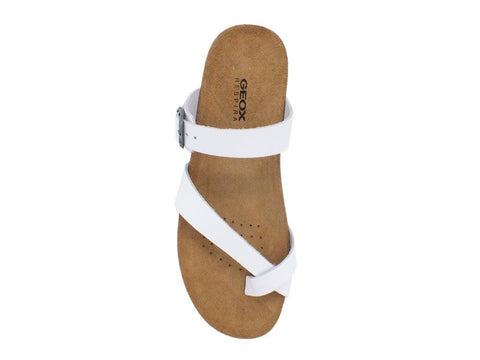 GEOX Ciabatta Infradito Zeppetta White D02LTB00032C1000 - Sandrini Calzature e Abbigliamento