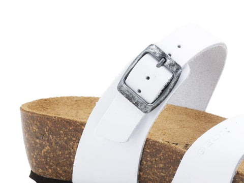 GEOX Ciabatta Infradito Zeppetta White D02LTB00032C1000 - Sandrini Calzature e Abbigliamento