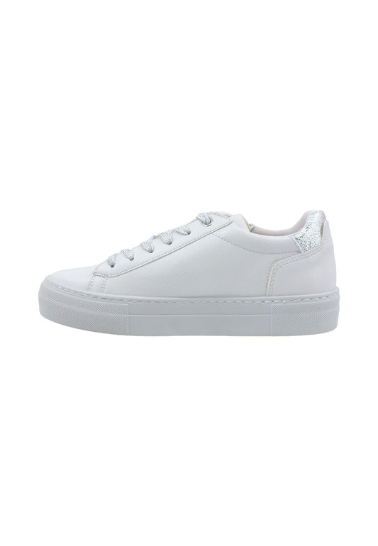 GEOX Claudin Sneaker Donna White Silver D35VWB0BCBNC0007 - Sandrini Calzature e Abbigliamento