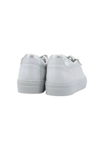 GEOX Claudin Sneaker Donna White Silver D35VWB0BCBNC0007 - Sandrini Calzature e Abbigliamento
