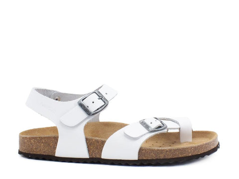 GEOX D Brionia Sandalo Fibbie White D02LSE00032C1000 - Sandrini Calzature e Abbigliamento