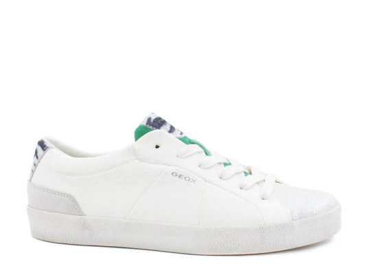 GEOX D Warley A Bianco Verde D92FBA0BC21C0547 - Sandrini Calzature e Abbigliamento
