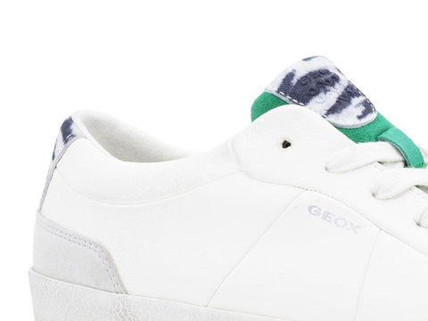 GEOX D Warley A Bianco Verde D92FBA0BC21C0547 - Sandrini Calzature e Abbigliamento
