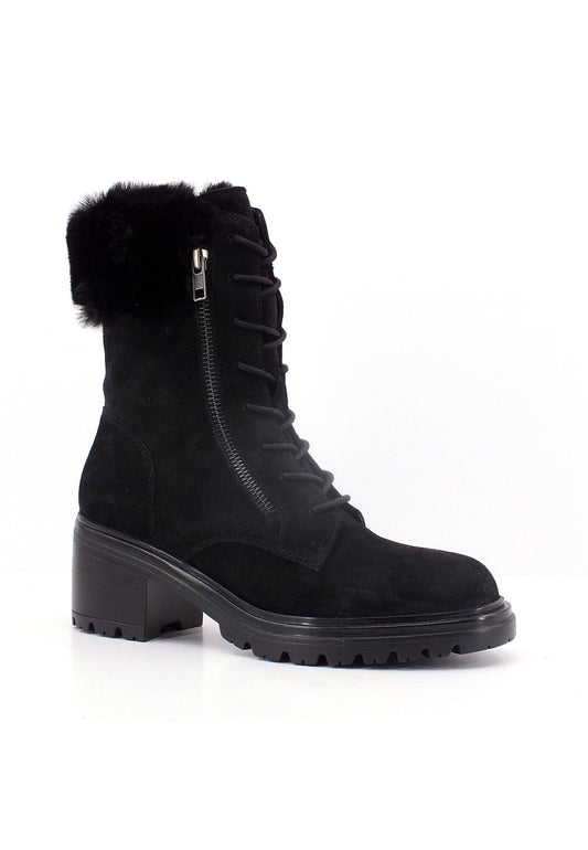 GEOX Damiana Stivaletto Pelo Donna Black D36QCB022BHC9999 - Sandrini Calzature e Abbigliamento