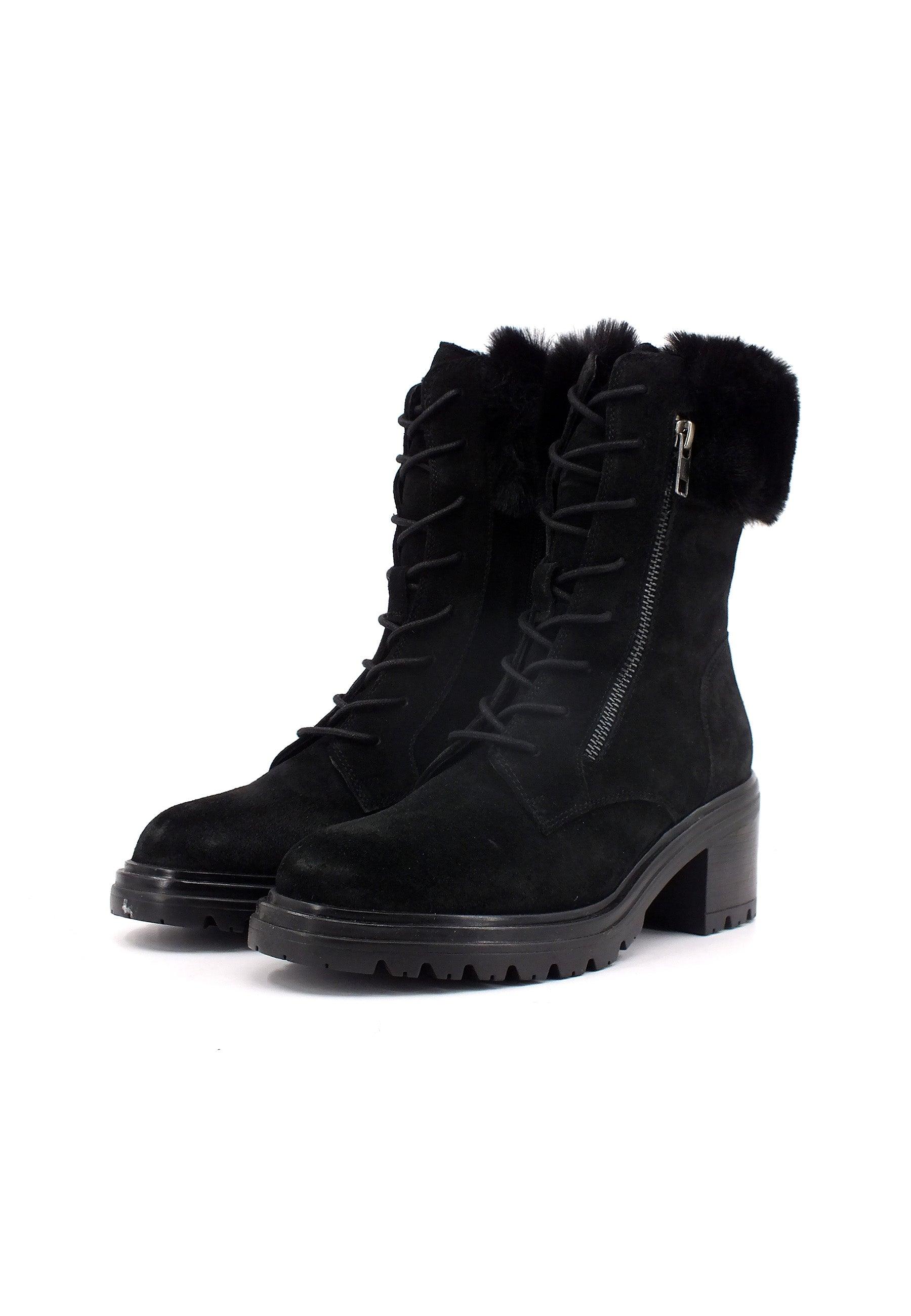 GEOX Damiana Stivaletto Pelo Donna Black D36QCB022BHC9999 - Sandrini Calzature e Abbigliamento
