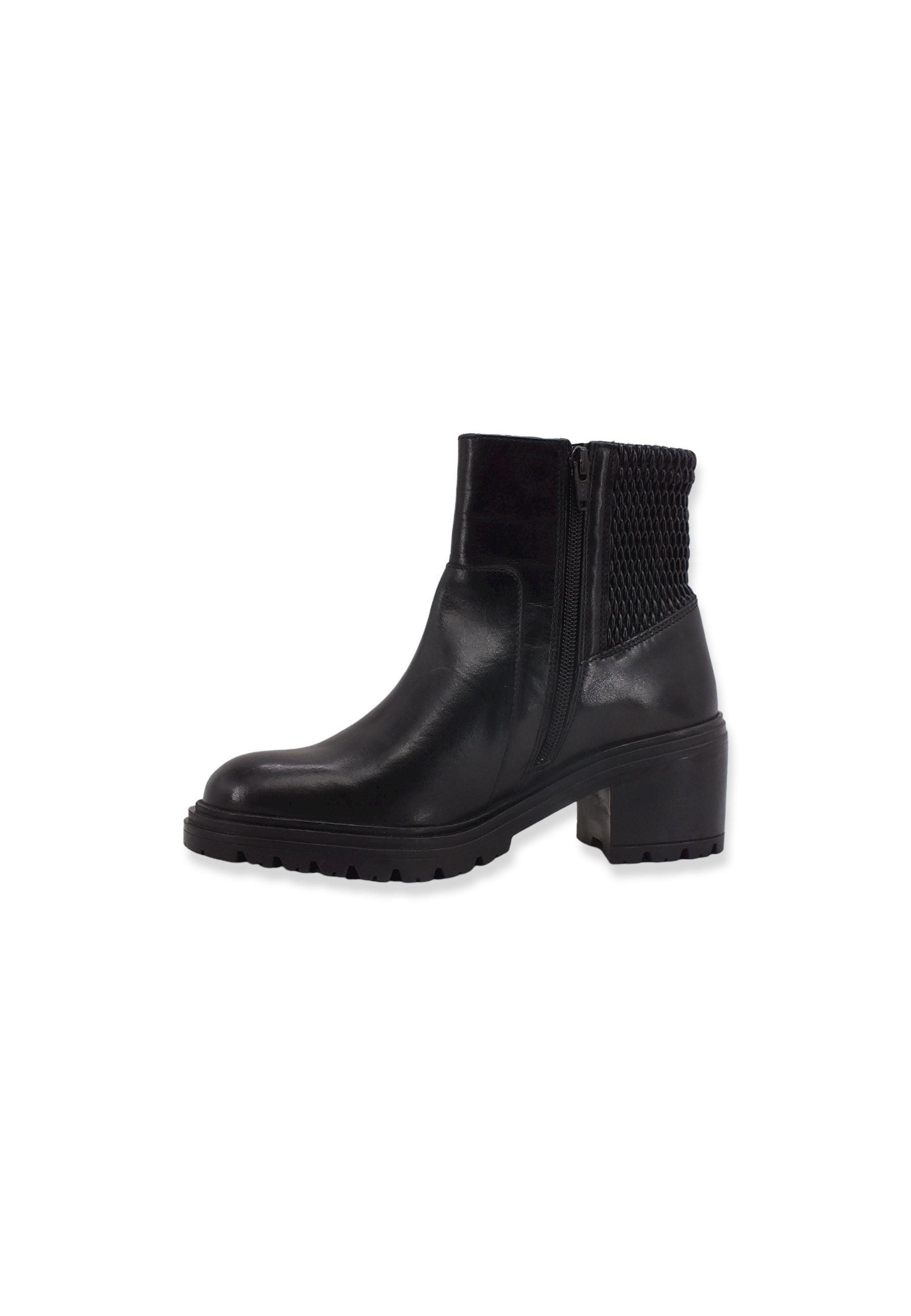 GEOX Damiana Stivaletto Polacco Tacco Black D26WCC0436WC9999 - Sandrini Calzature e Abbigliamento