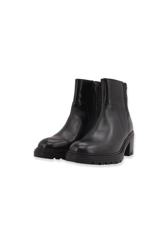 GEOX Damiana Stivaletto Polacco Tacco Black D26WCC0436WC9999 - Sandrini Calzature e Abbigliamento