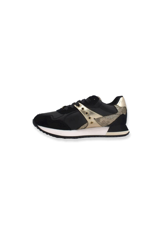 GEOX Dorolea Sneaker Donna Black Champagne D26RTA085VIC9BB5 - Sandrini Calzature e Abbigliamento