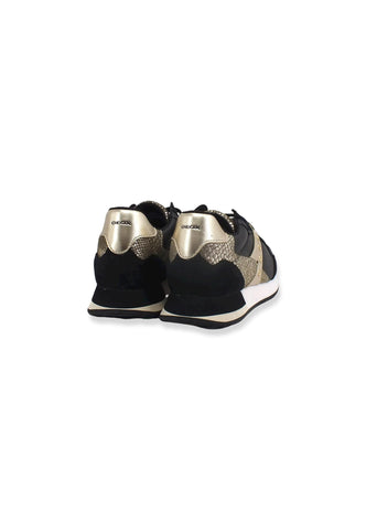 GEOX Dorolea Sneaker Donna Black Champagne D26RTA085VIC9BB5 - Sandrini Calzature e Abbigliamento