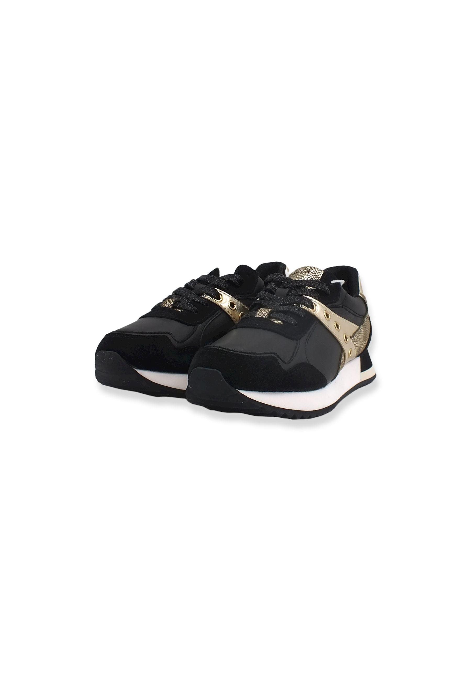 GEOX Dorolea Sneaker Donna Black Champagne D26RTA085VIC9BB5 - Sandrini Calzature e Abbigliamento