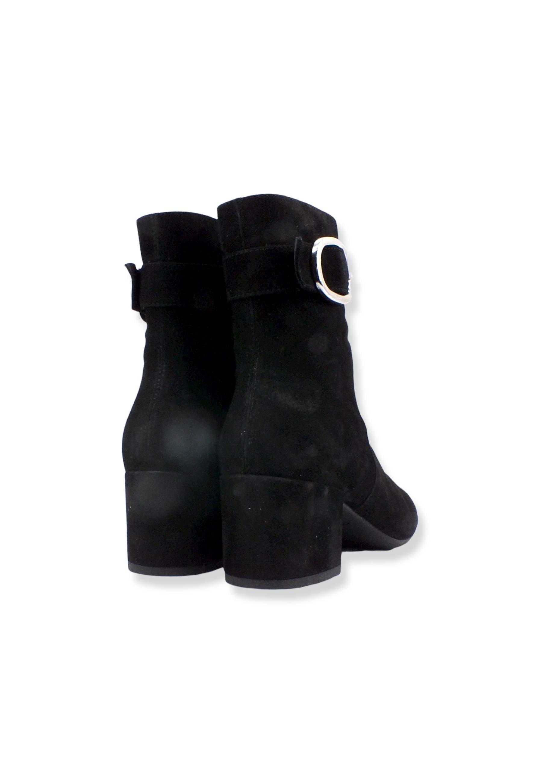 GEOX Eleana Stivaletto Tacco Con Fibbia Donna Black D26TWB0021C9999 - Sandrini Calzature e Abbigliamento