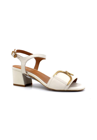 GEOX Eraklia Sandalo Donna Off White D35RNB000TUC1002 - Sandrini Calzature e Abbigliamento