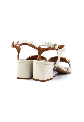 GEOX Eraklia Sandalo Donna Off White D35RNB000TUC1002 - Sandrini Calzature e Abbigliamento