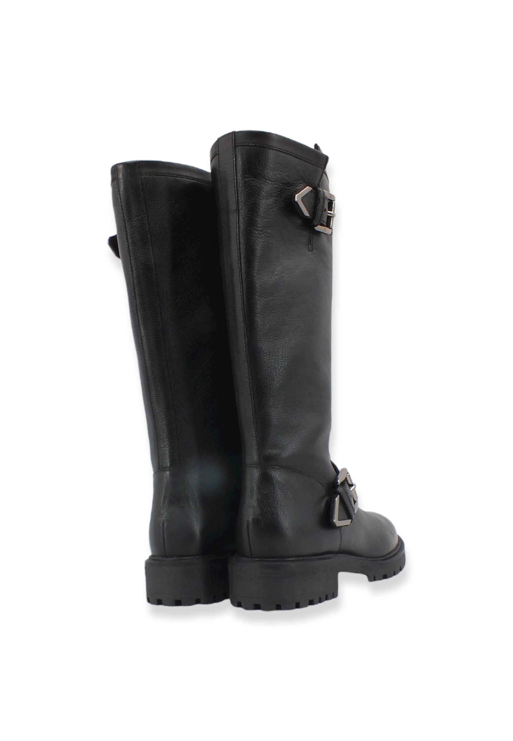 GEOX Hoara Stivale Donna Silver Black D16FTF04643C9999 - Sandrini Calzature e Abbigliamento