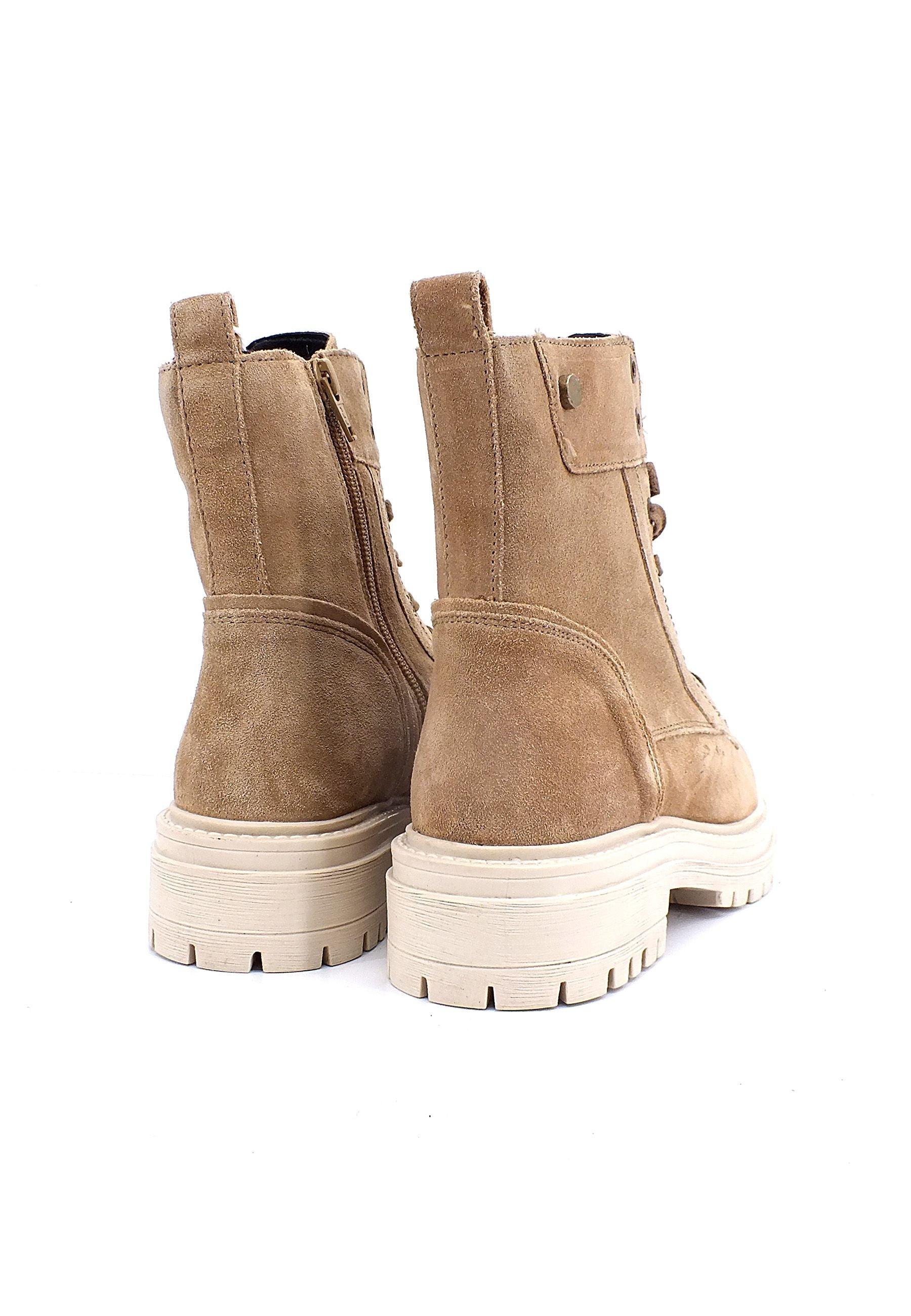 GEOX Iridea Stivaletto Anfibio Donna Beige Sand D16HRC00022C5004 - Sandrini Calzature e Abbigliamento