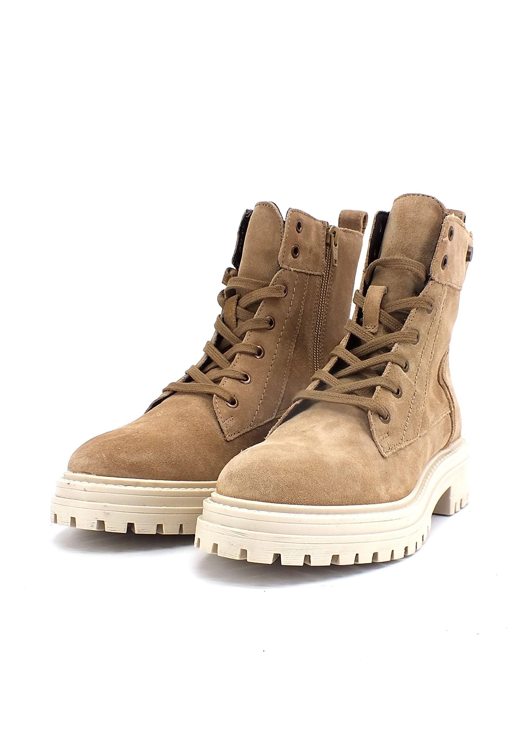 GEOX Iridea Stivaletto Anfibio Donna Beige Sand D16HRC00022C5004 - Sandrini Calzature e Abbigliamento