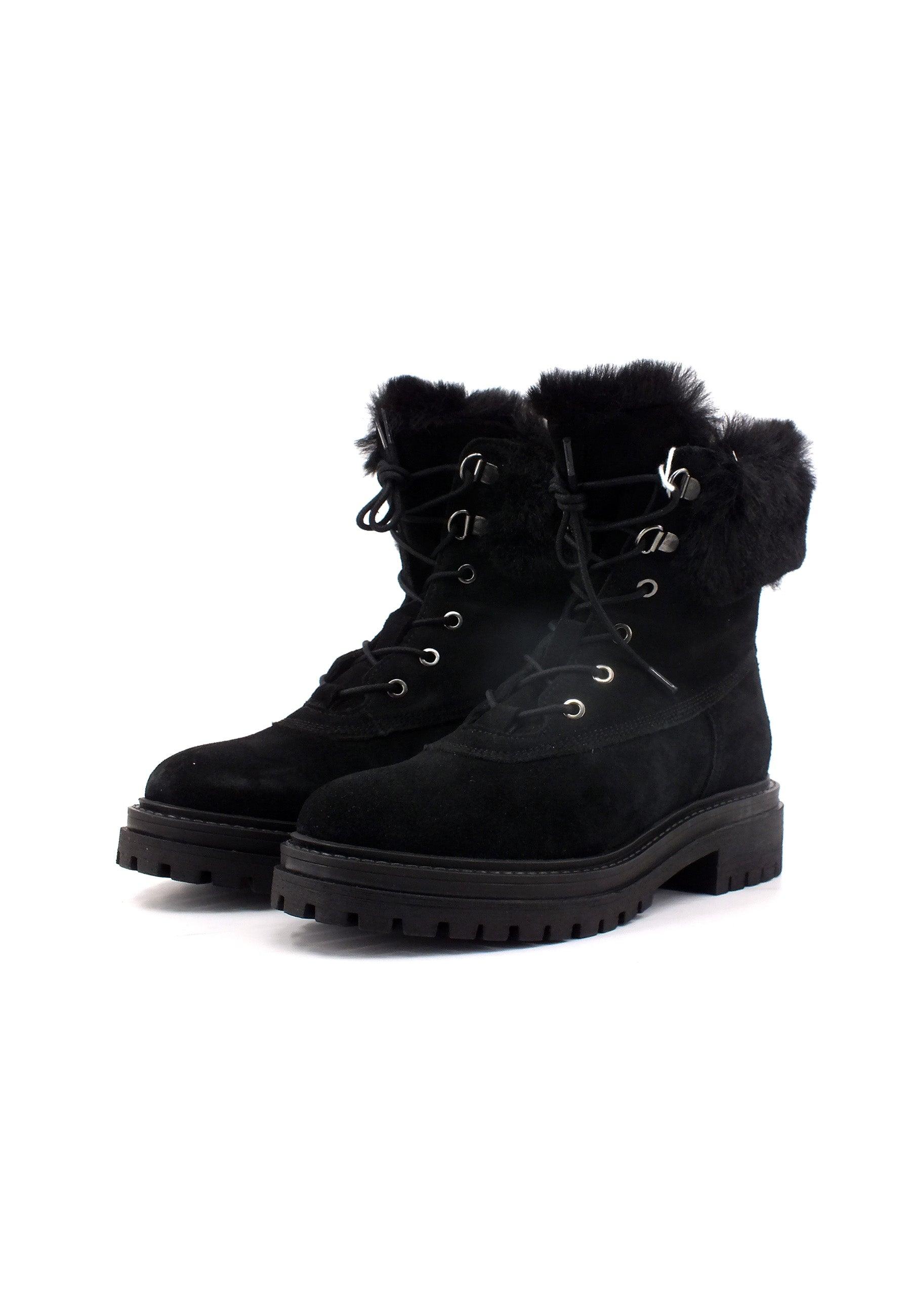 GEOX Iridea Stivaletto Anfibio Donna Black D26HRT022BHC9999 - Sandrini Calzature e Abbigliamento