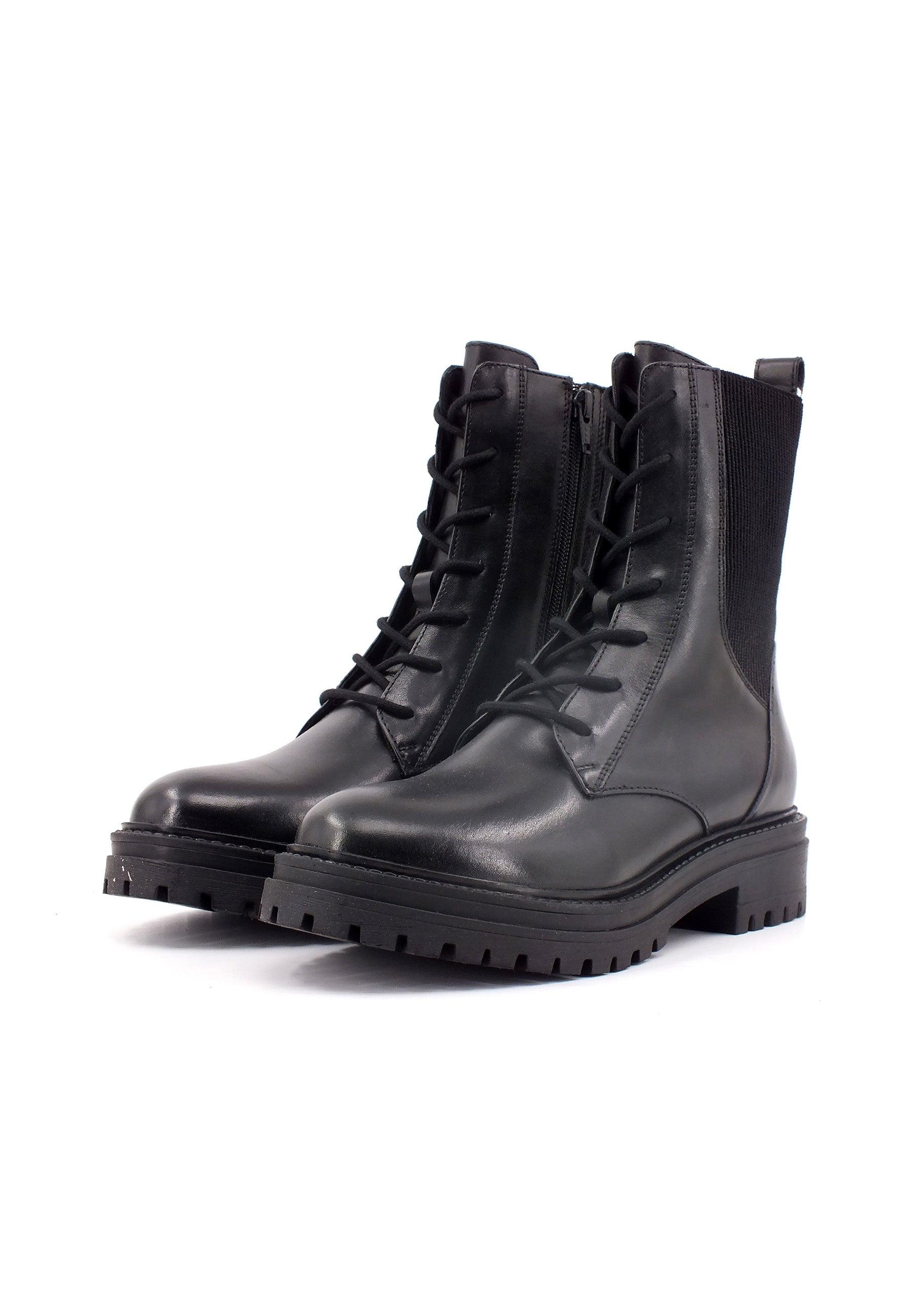 GEOX Iridea Stivaletto Anfibio Donna Black D36HRH043NHC9999 - Sandrini Calzature e Abbigliamento