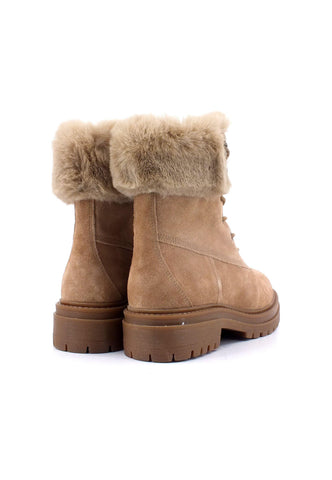 GEOX Iridea Stivaletto Anfibio Donna Toffee Beige D26HRT022BHCS65A - Sandrini Calzature e Abbigliamento