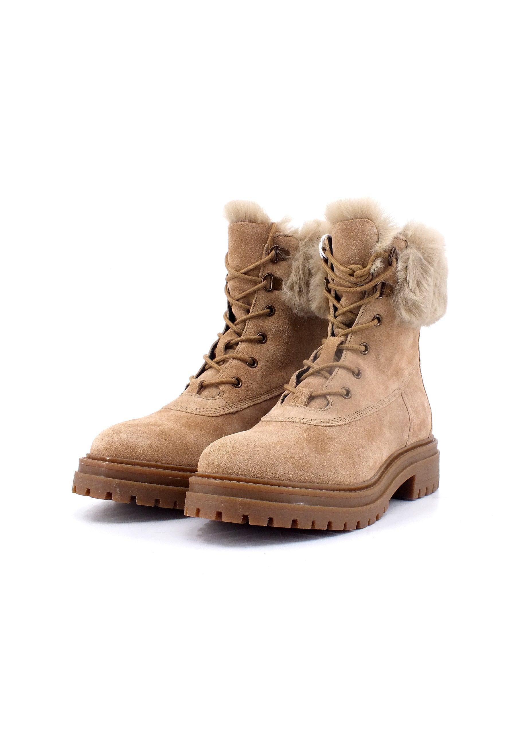 GEOX Iridea Stivaletto Anfibio Donna Toffee Beige D26HRT022BHCS65A - Sandrini Calzature e Abbigliamento