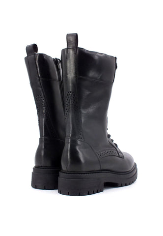 GEOX Iridea Stivaletto Anfibio Pelo Donna Black D36HRJ00043C9999 - Sandrini Calzature e Abbigliamento