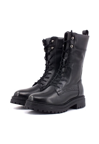GEOX Iridea Stivaletto Anfibio Pelo Donna Black D36HRJ00043C9999 - Sandrini Calzature e Abbigliamento