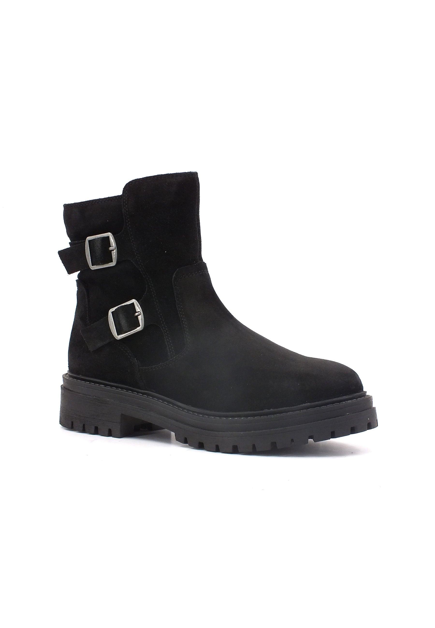 GEOX Iridea Stivaletto Polacco Pelo Donna Black D36HRI00023C9999 - Sandrini Calzature e Abbigliamento