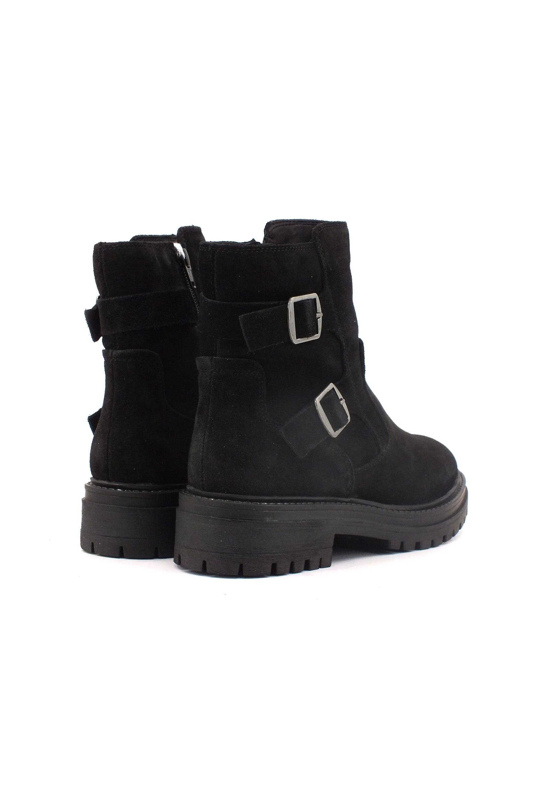 GEOX Iridea Stivaletto Polacco Pelo Donna Black D36HRI00023C9999 - Sandrini Calzature e Abbigliamento