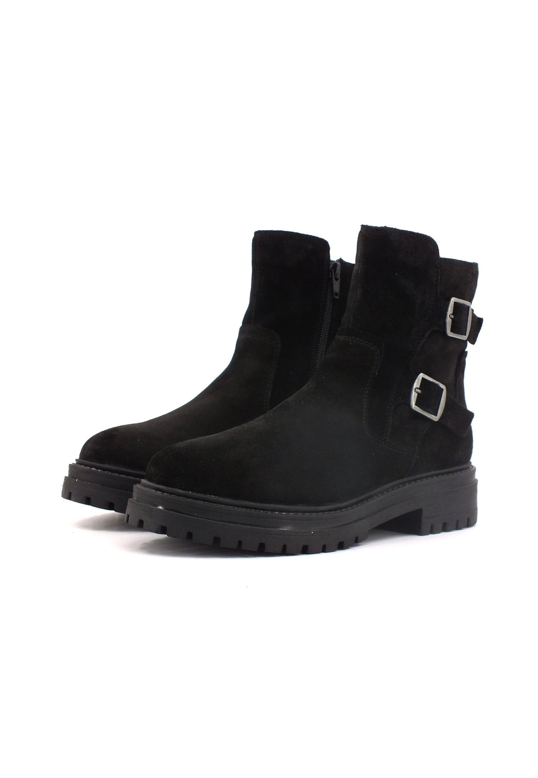 GEOX Iridea Stivaletto Polacco Pelo Donna Black D36HRI00023C9999 - Sandrini Calzature e Abbigliamento