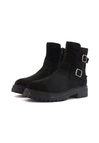 GEOX Iridea Stivaletto Polacco Pelo Donna Black D36HRI00023C9999 - Sandrini Calzature e Abbigliamento