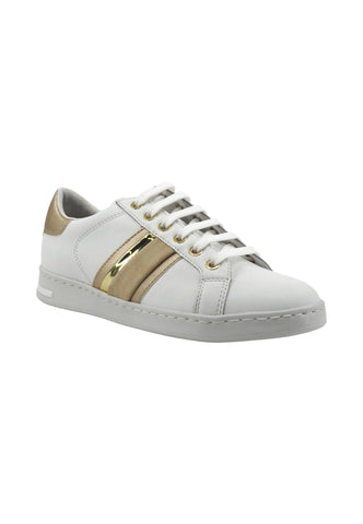 GEOX Jaysen Sneaker Donna White Gold D361BE085NFC1327 - Sandrini Calzature e Abbigliamento