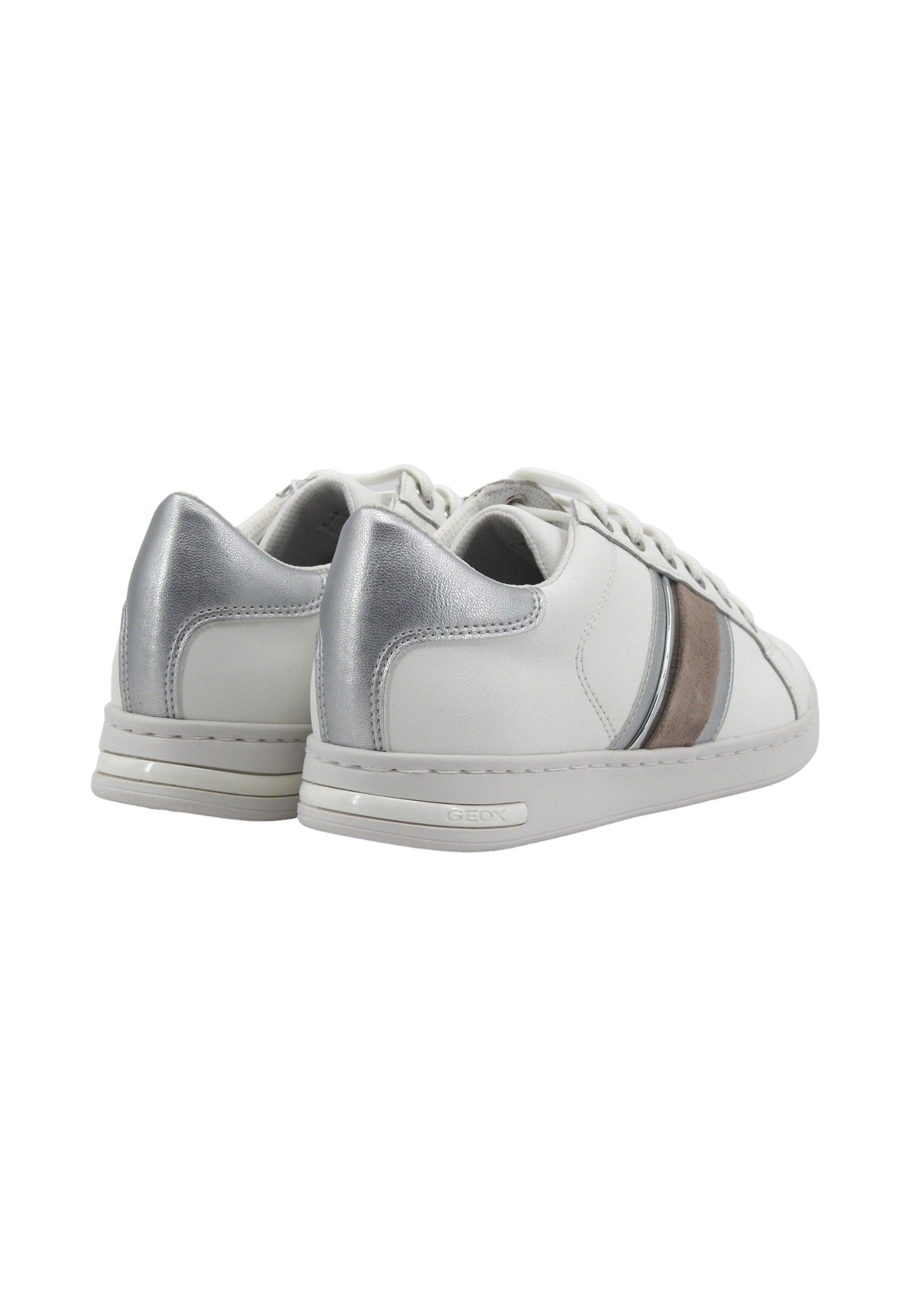 GEOX Jaysen Sneaker Donna White Silver D361BE085NFC0007 - Sandrini Calzature e Abbigliamento