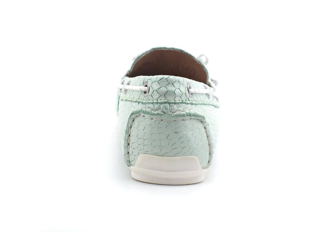 GEOX Mocassino Fiocco Leelyan Light Green Verde - Sandrini Calzature e Abbigliamento