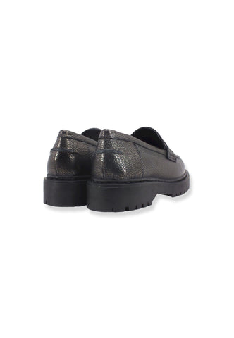 GEOX Mocassino Leather Donna Grigio Gun D16QDB000CRC1357 - Sandrini Calzature e Abbigliamento