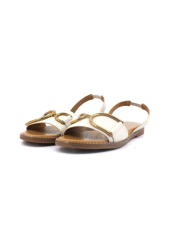 GEOX Nailleen Sandalo Donna Off White D35SDA000TUC1002 - Sandrini Calzature e Abbigliamento