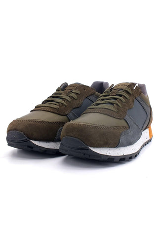 GEOX Ponente Sneaker Uomo Dark Olive Anthracite U26CPA02011C3K9A - Sandrini Calzature e Abbigliamento